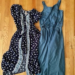 2 girls jumpsuit outfits size 12